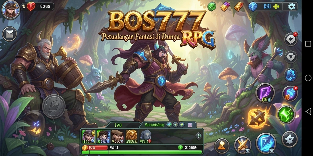 Tampilan gameplay BOS777 yang menawan dan penuh aksi.