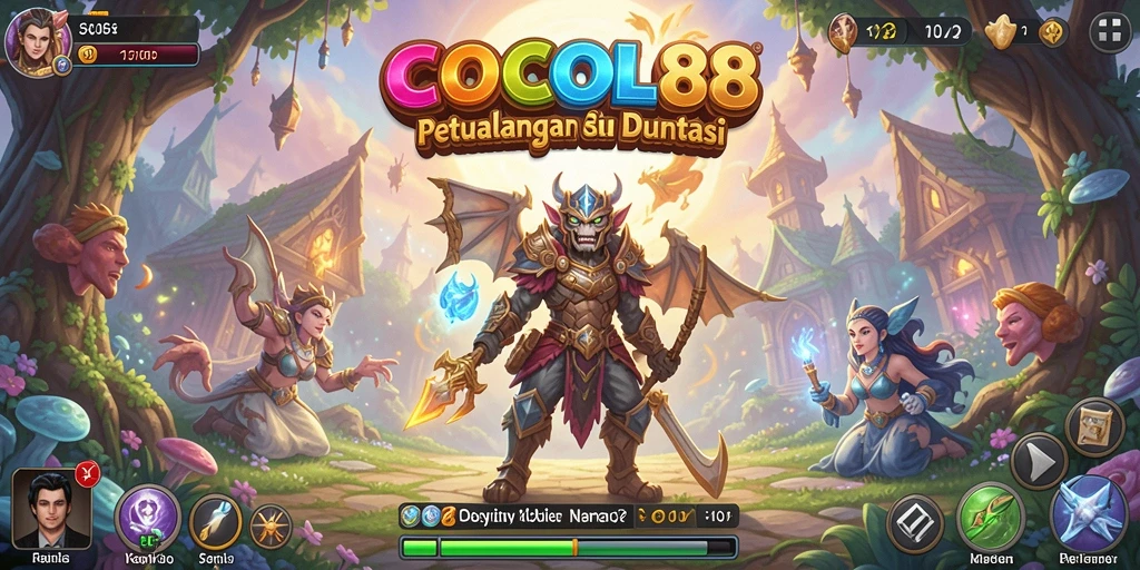 Tampilan gameplay seru penuh tantangan di COCOL88.