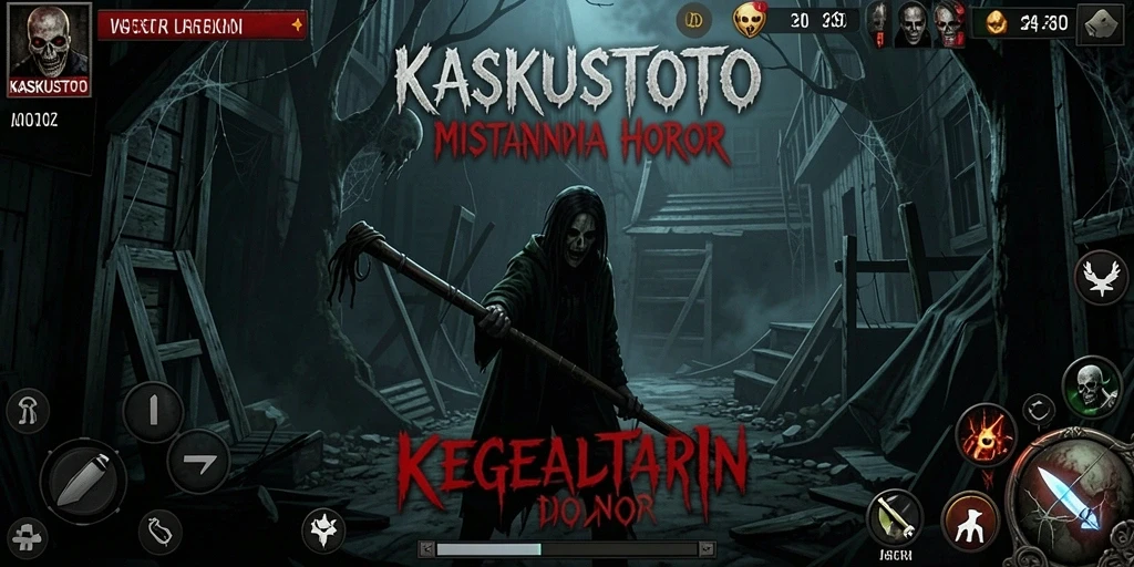 Screenshot KASKUSTOTO yang menampilkan suasana menyeramkan saat bermain.