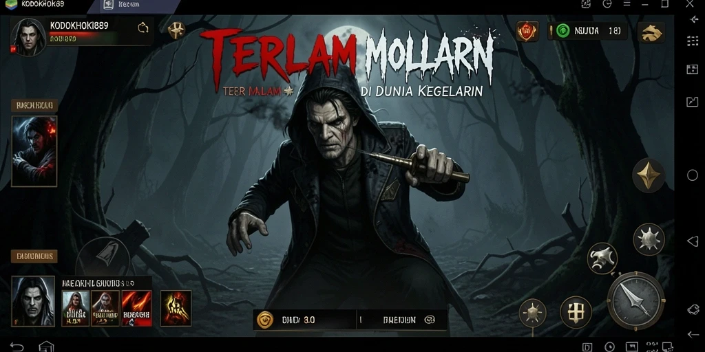 Gameplay menakutkan dalam KODOKHOKI889 yang penuh teror.