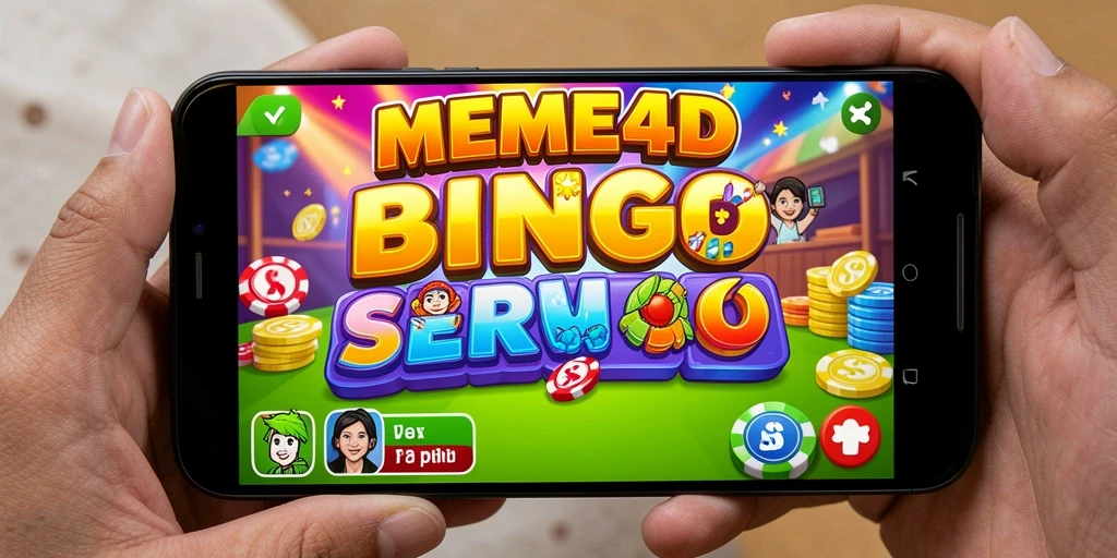 Tampilan permainan Bingo yang menarik dan penuh warna di MEME4D.