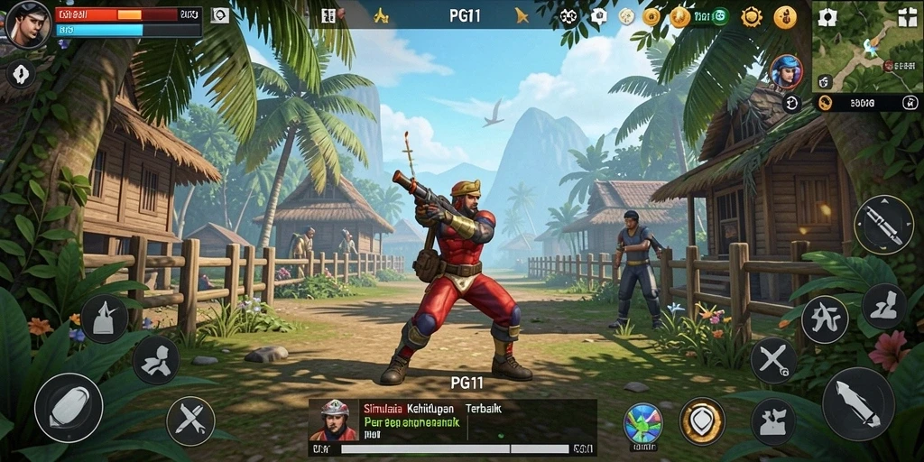 Screenshot PG11 menampilkan gameplay yang menarik dan mendetail.