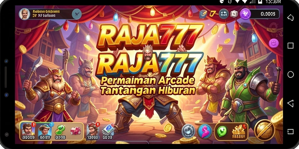 Tampilan seru dari gameplay RAJA777 yang mendebarkan.